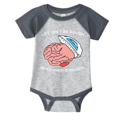 Life Isn’t As Rough When Brain Is Smooth Infant Baby Jersey Bodysuit