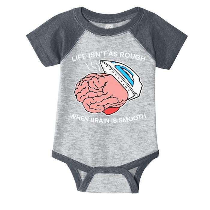 Life Isn’t As Rough When Brain Is Smooth Infant Baby Jersey Bodysuit