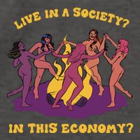 Live In A Society In This Economy Vector Backpack