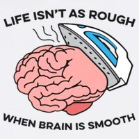 Life Isn't As Rough, When Brain Is Smooth Flatbill Hat