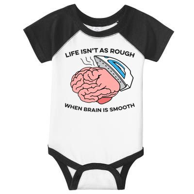 Life Isn't As Rough, When Brain Is Smooth Infant Baby Jersey Bodysuit