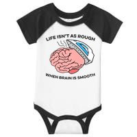 Life Isn't As Rough, When Brain Is Smooth Infant Baby Jersey Bodysuit