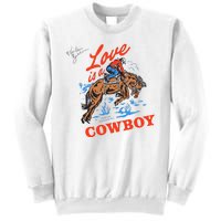 Love Is A Cowboy Tee Gift Love Sweatshirt