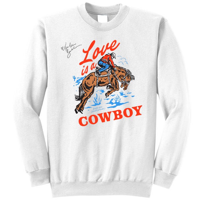 Love Is A Cowboy Tee Gift Love Sweatshirt