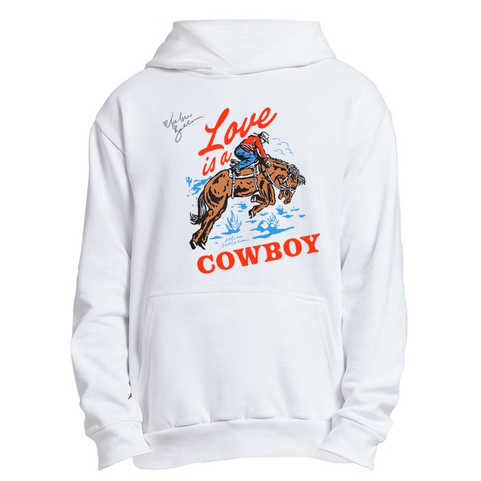 Love Is A Cowboy Tee Gift Love Urban Pullover Hoodie