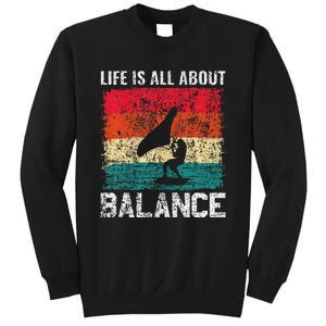 Life Is All About Balance Hydrofoil Foiling Surfing Lover Sweatshirt