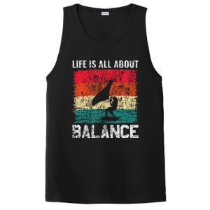 Life Is All About Balance Hydrofoil Foiling Surfing Lover PosiCharge Competitor Tank