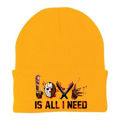 Love Is All I Need Halloween Horror Knit Cap Winter Beanie