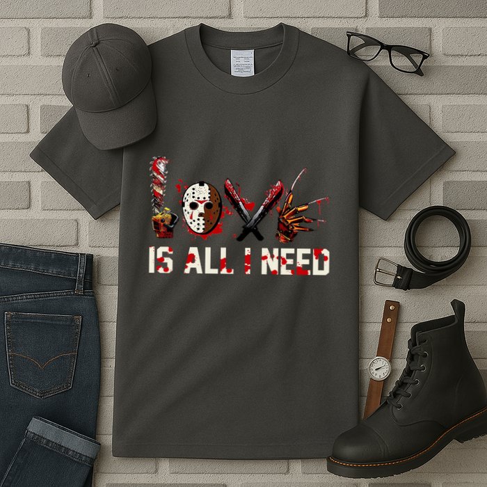 Love Is All I Need Halloween Horror Tall T-Shirt