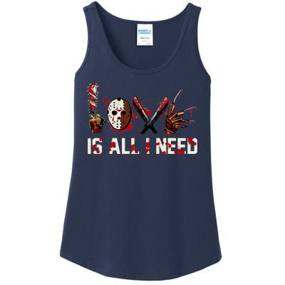 Love Is All I Need Halloween Horror Ladies Essential Tank