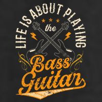 Life Is About Playing The Bass Guitar Musician Band Music Tumbler