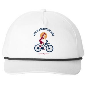 Life Is A Beautiful Ride Snapback Five-Panel Rope Hat