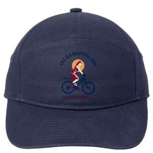 Life Is A Beautiful Ride 7-Panel Snapback Hat