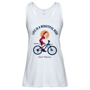 Life Is A Beautiful Ride Ladies Essential Flowy Tank