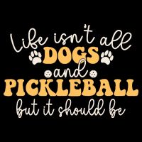 Life IsnT All Dogs And Pickleball Player Pickleball Dog Cooling Performance Crew T-Shirt