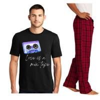 Love Is A Mix Tape Retro Old School 80s 90s Music Pajama Set