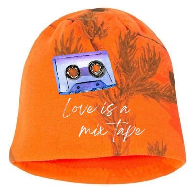 Love Is A Mix Tape Retro Old School 80s 90s Music Kati - Camo Knit Beanie