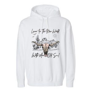 Living In A New World With An Old Soul Garment-Dyed Fleece Hoodie