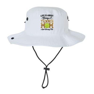 Life Is About Being A Tennis Mom Tennis Game Tennis Mom Meaningful Gift Bucket Hat