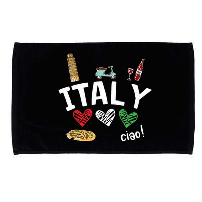 Love Italy And Everything Italian Culture Gift Microfiber Hand Towel