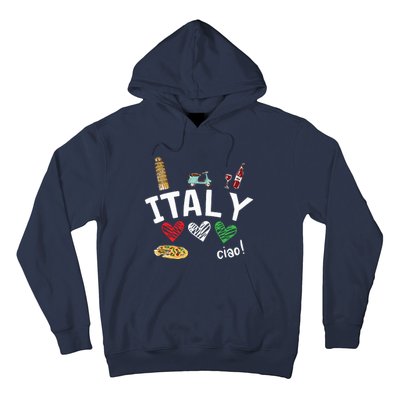 Love Italy And Everything Italian Culture Gift Hoodie