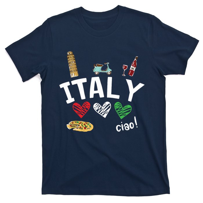 Love Italy And Everything Italian Culture Gift T-Shirt