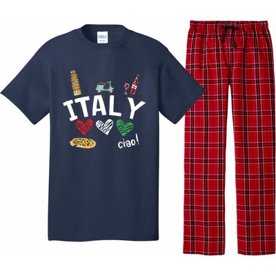 Love Italy And Everything Italian Culture Gift Pajama Set