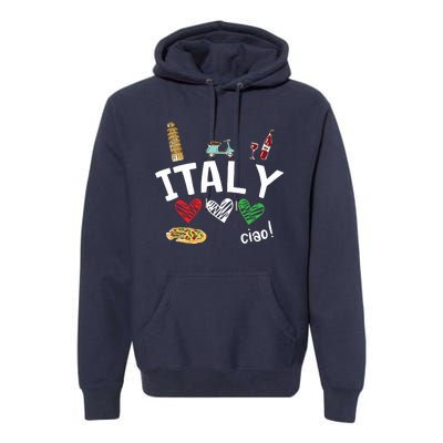 Love Italy And Everything Italian Culture Gift Premium Hoodie