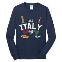 Love Italy And Everything Italian Culture Gift Tall Long Sleeve T-Shirt