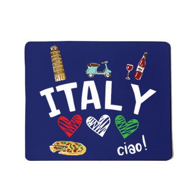 Love Italy And Everything Italian Culture Gift Mousepad