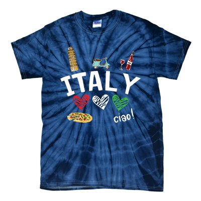 Love Italy And Everything Italian Culture Gift Tie-Dye T-Shirt