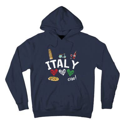 Love Italy And Everything Italian Culture Gift Tall Hoodie