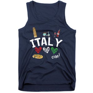 Love Italy And Everything Italian Culture Gift Tank Top