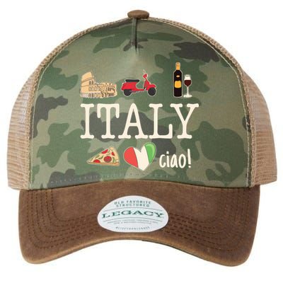 Love Italy And Everything Italian Culture Legacy Tie Dye Trucker Hat