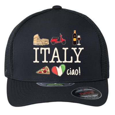 Love Italy And Everything Italian Culture Flexfit Unipanel Trucker Cap