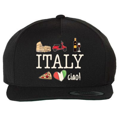 Love Italy And Everything Italian Culture Wool Snapback Cap