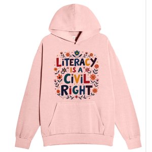 Literacy Is A Civil Right Reading Teacher Design Urban Pullover Hoodie