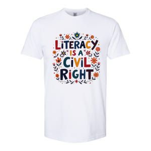 Literacy Is A Civil Right Reading Teacher Design Softstyle CVC T-Shirt