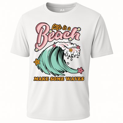 Life Is A Beach Make Some Waves Performance Shirt