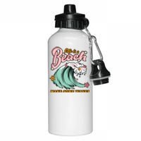 Life Is A Beach Make Some Waves Aluminum Water Bottle