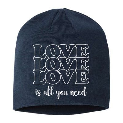 Love Is All You Need Sustainable Beanie