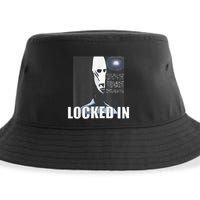 Locked In Alien Funny Extraterrestrial Alien Meme Sustainable Bucket Hat