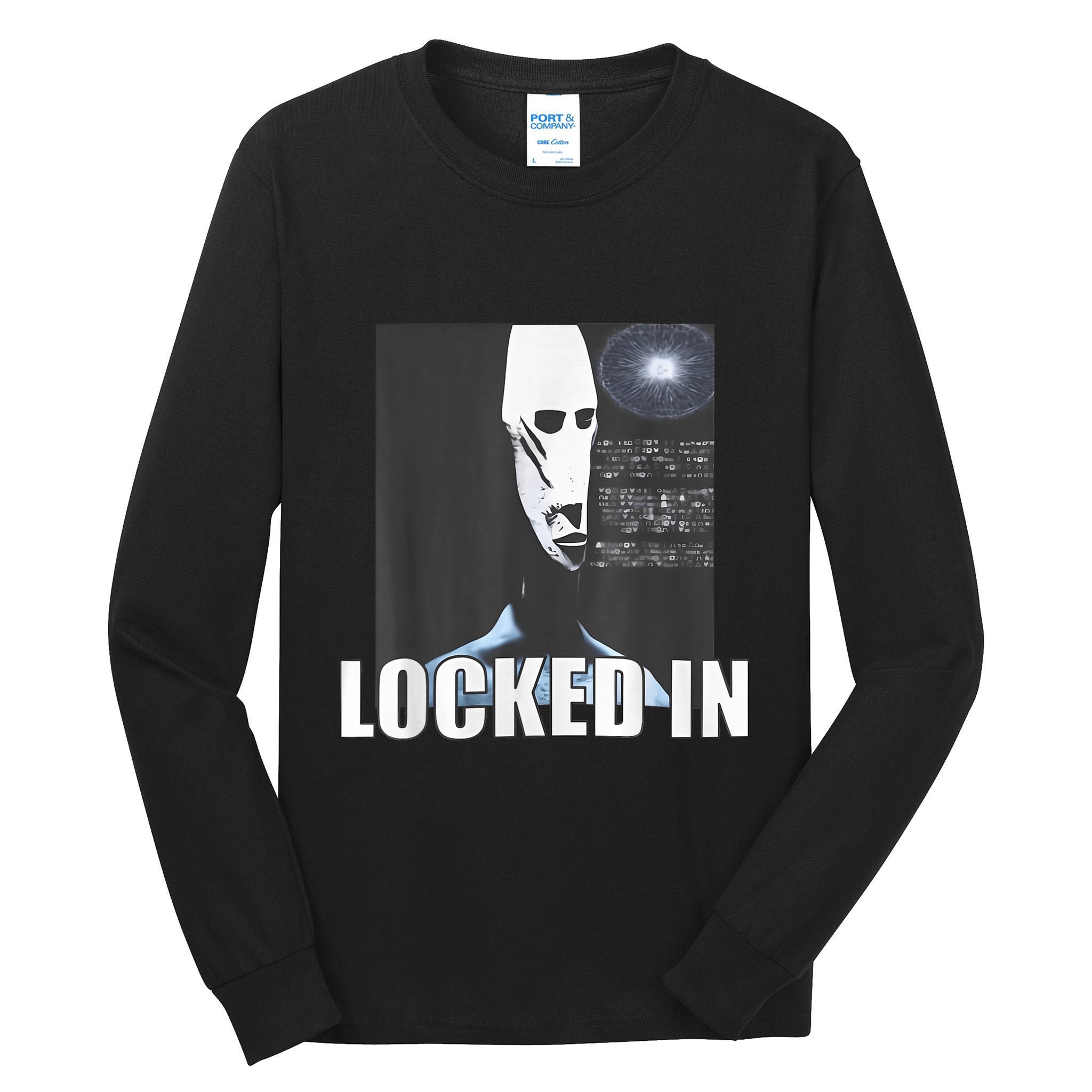 Locked In Alien Funny Extraterrestrial Alien Meme Tall Long Sleeve T-Shirt