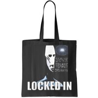 Locked In Alien Funny Extraterrestrial Alien Meme Tote Bag