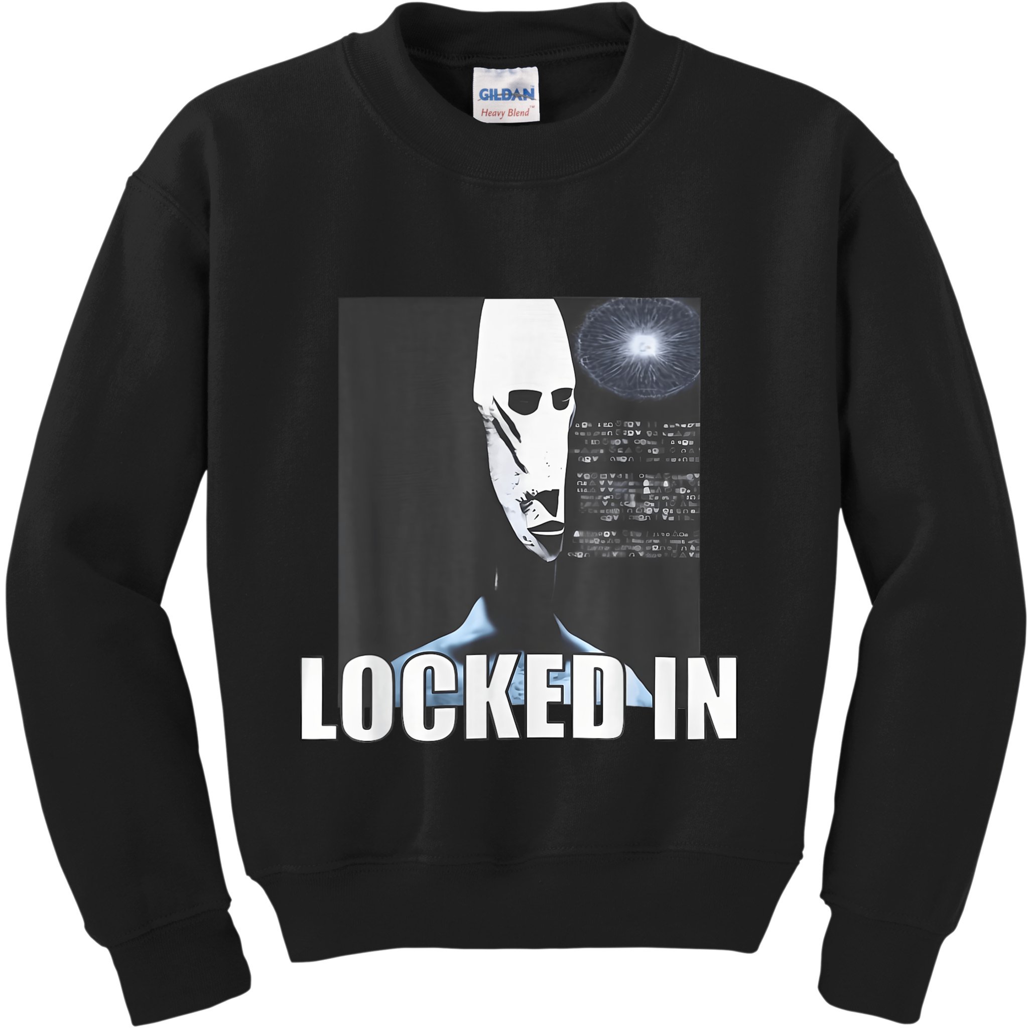 Locked In Alien Funny Extraterrestrial Alien Meme Kids Sweatshirt