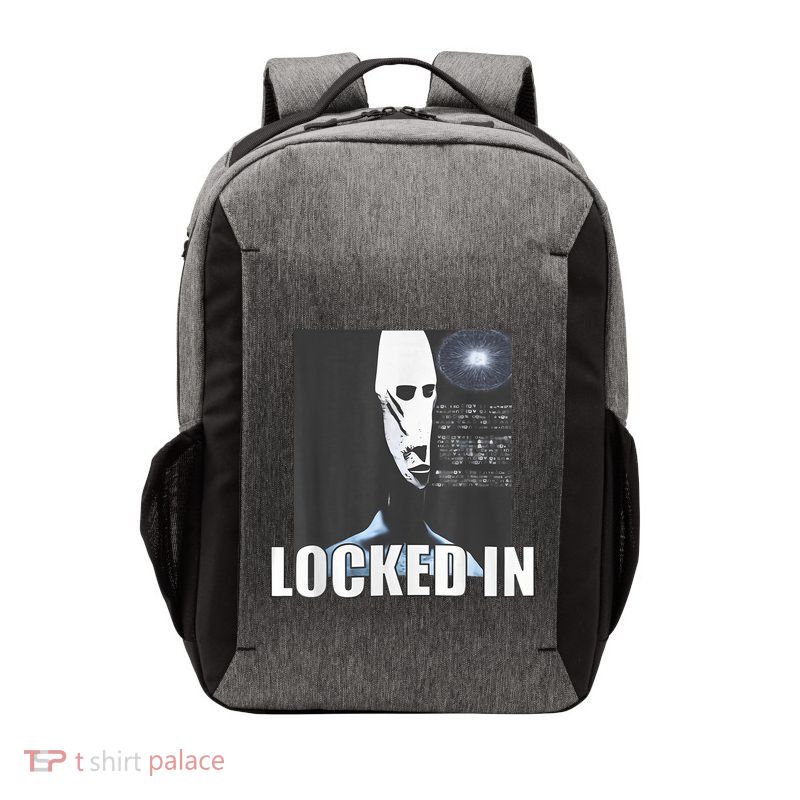 Locked In Alien Funny Extraterrestrial Alien Meme Vector Backpack
