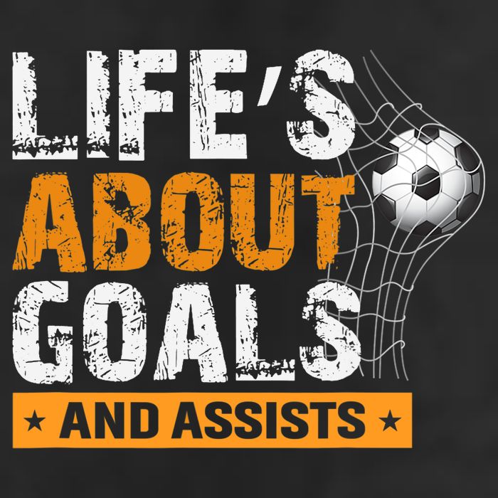 Life Is About Goals And Assists Soccer Player Sports Futbol Adult Drive Performance Visor