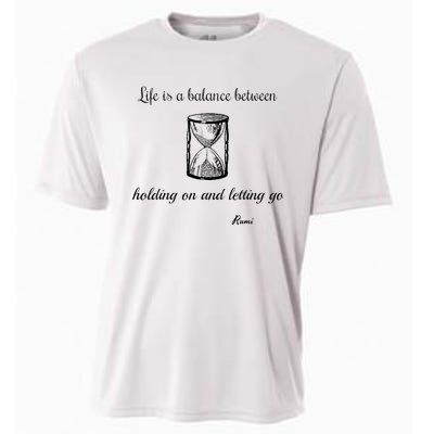 Life Is A Balance Rumi Quote Cooling Performance Crew T-Shirt