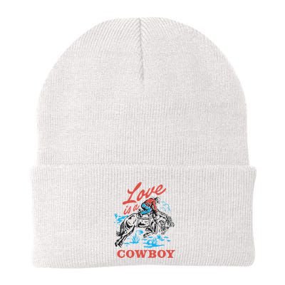 Love Is A Cowboy Funny Cowboy Beanie