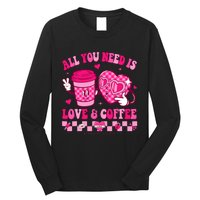 Love Is All You Need Valentines Day Coffee Lover Long Sleeve Shirt